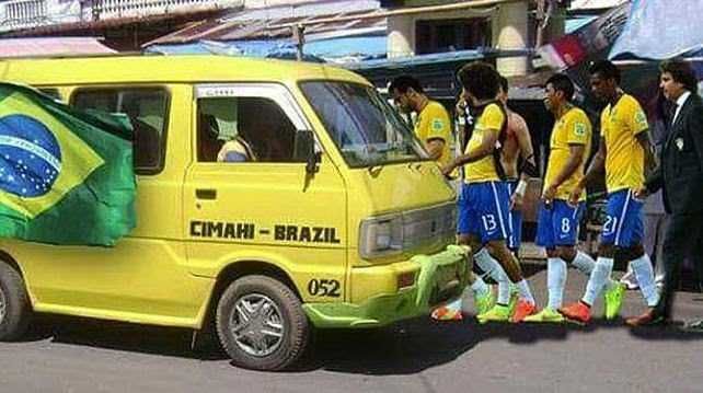 Tulisan Trayek Angkutam umum antar negara ini bikin kita gagal paham dan ngakak